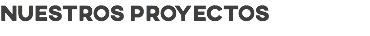 Nuestros proyectos